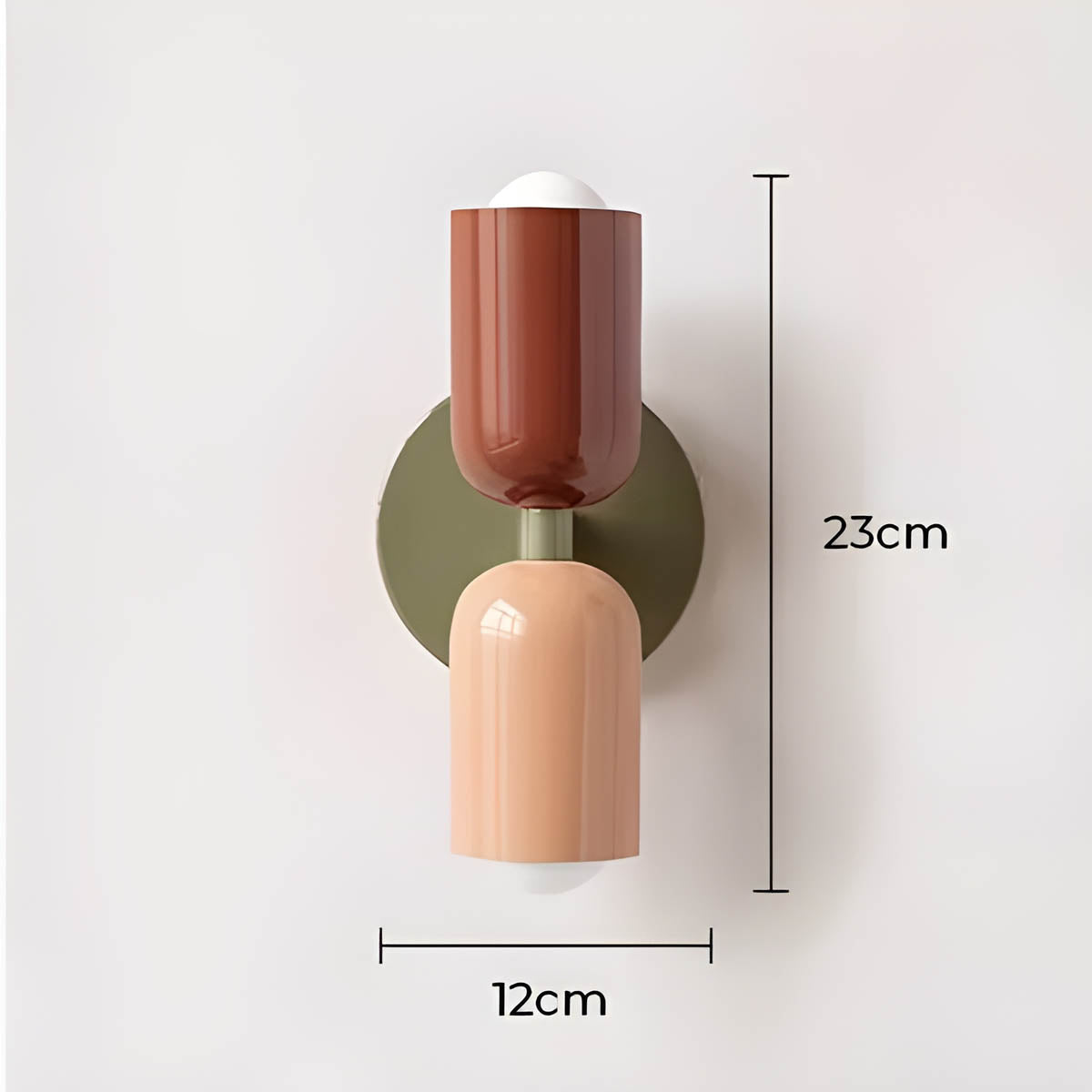 Alderwood Drop Metal Wall Sconce — gallery image 22