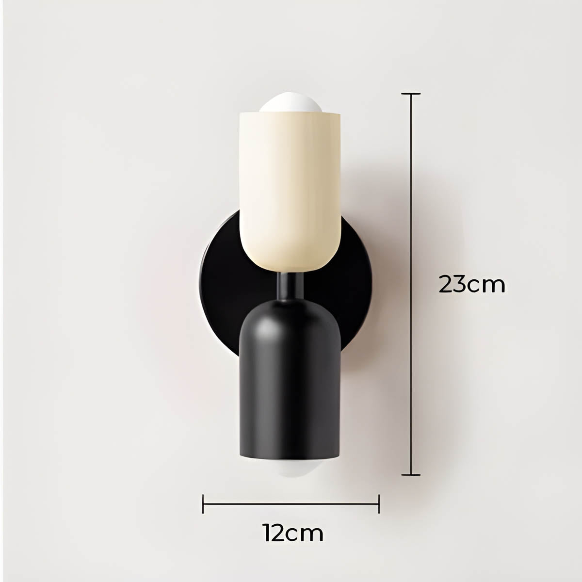 Alderwood Drop Metal Wall Sconce — gallery image 21