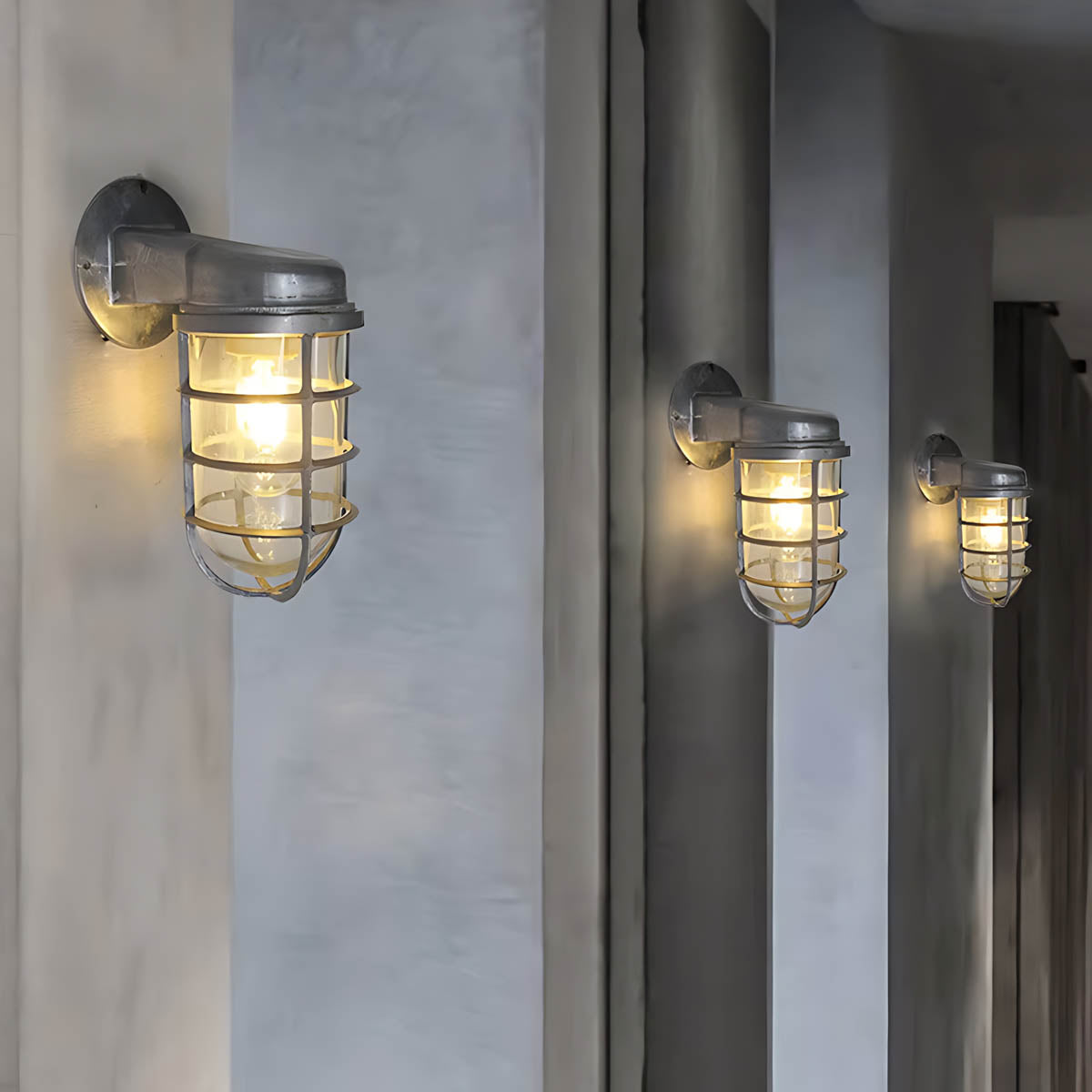 Briarley Drop Glass Wall Sconce — gallery image 7