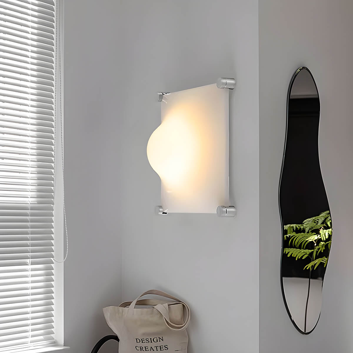 Cranford Drop Acrylic Wall Sconce — gallery image 2