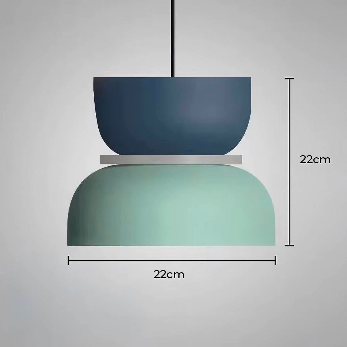 Fernwood Drop Aluminum Pendant Light — gallery image 24
