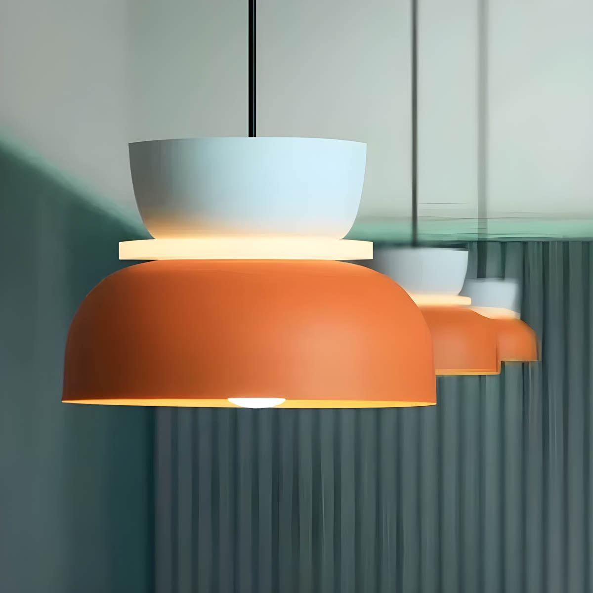 Fernwood Drop Aluminum Pendant Light — gallery image 11
