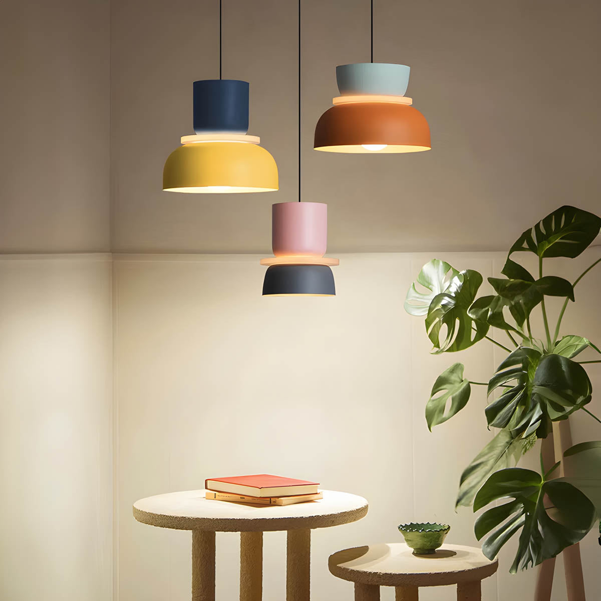 Fernwood Drop Aluminum Pendant Light — gallery image 2