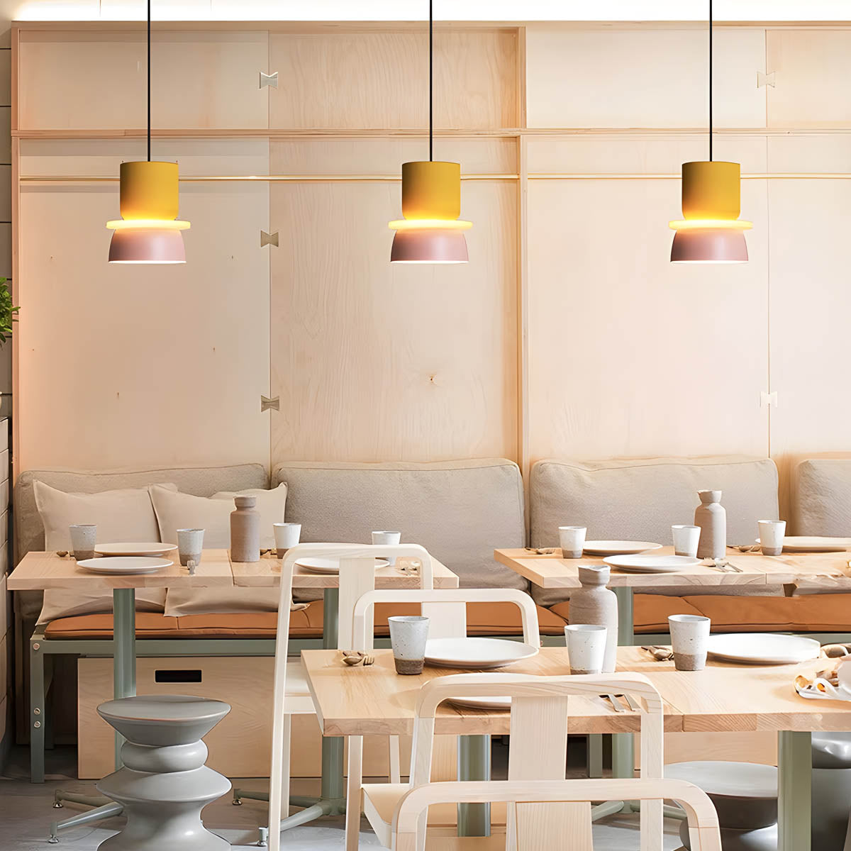 Fernwood Drop Aluminum Pendant Light — gallery image 4