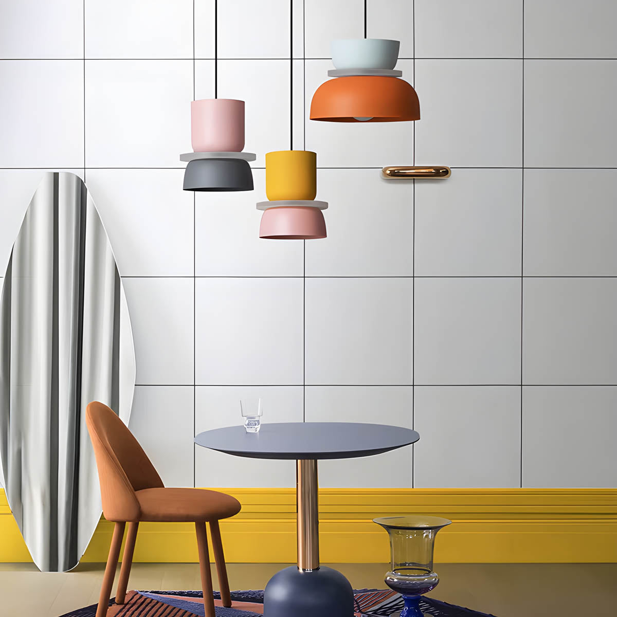 Fernwood Drop Aluminum Pendant Light — gallery image 3