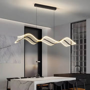 Hartley Drop Aluminum Linear Pendant Light — gallery image 5