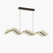 Hartley Drop Aluminum Linear Pendant Light — gallery image 1