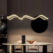 Hartley Drop Aluminum Linear Pendant Light — gallery image 4