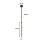 Mossley Drop Travertine Pendant Light — gallery image 15
