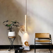 Mossley Drop Travertine Pendant Light — gallery image 3