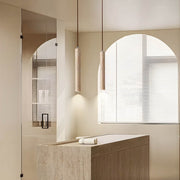Mossley Drop Travertine Pendant Light — gallery image 4