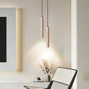 Mossley Drop Travertine Pendant Light — gallery image 5
