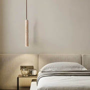 Mossley Drop Travertine Pendant Light — gallery image 11