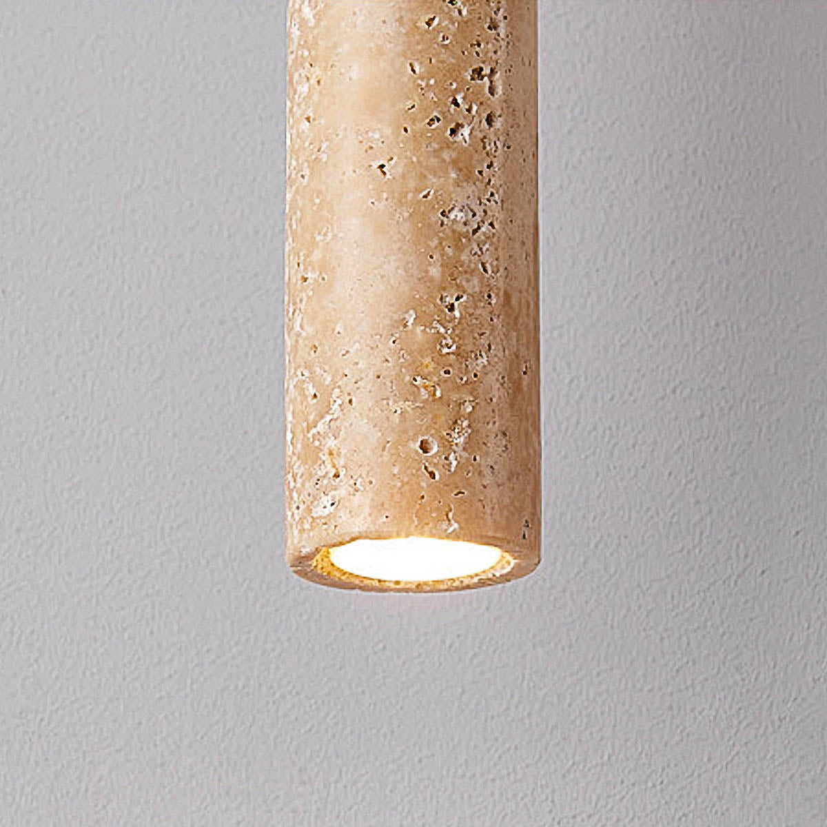 Mossley Drop Travertine Pendant Light — gallery image 13