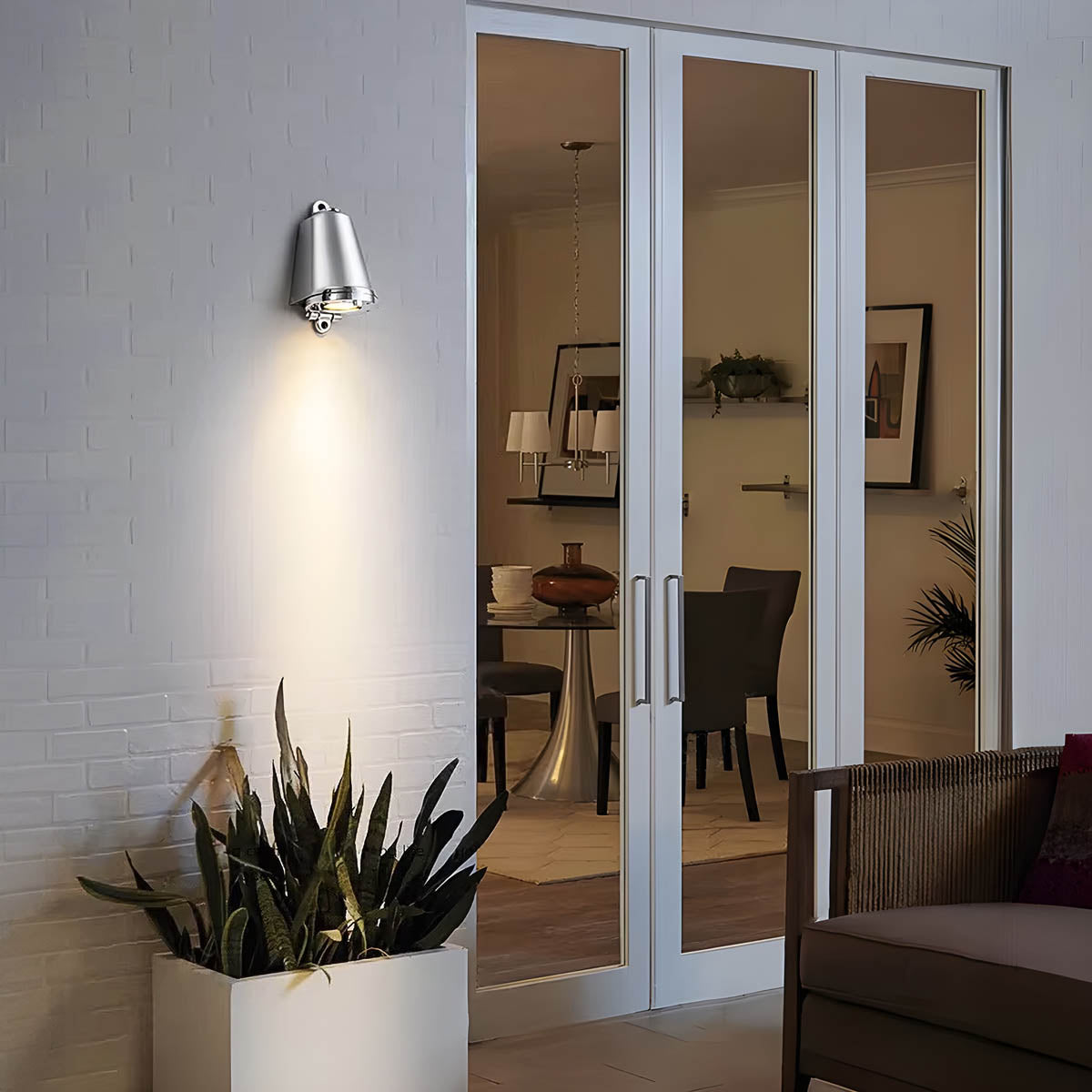 Norwood Drop Aluminum Outdoor Wall Light — gallery image 3