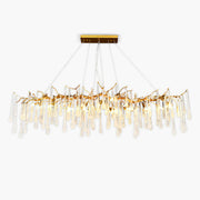 Rosewood Drop Crystal Branch Chandelier — gallery image 1