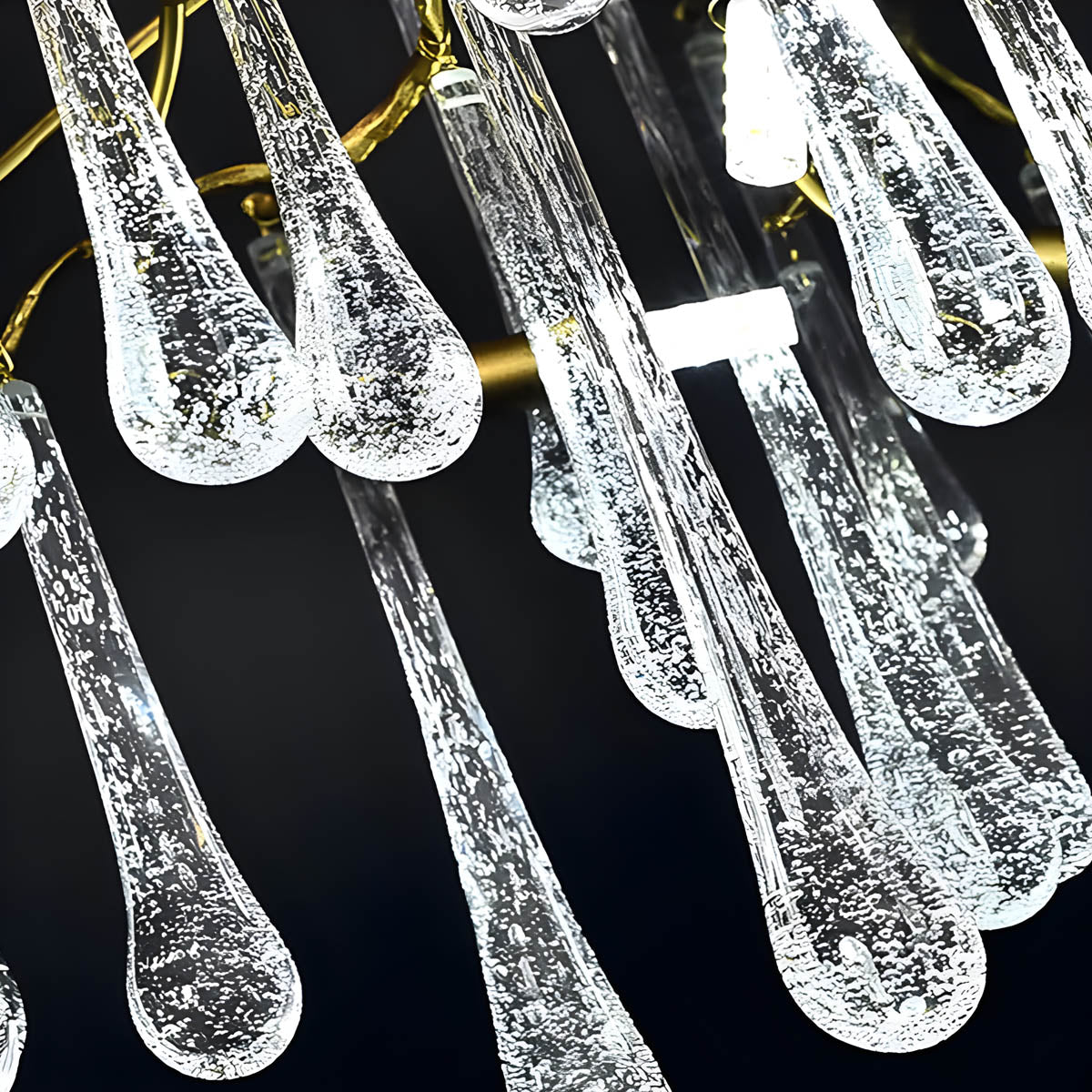 Rosewood Drop Crystal Branch Chandelier — gallery image 9