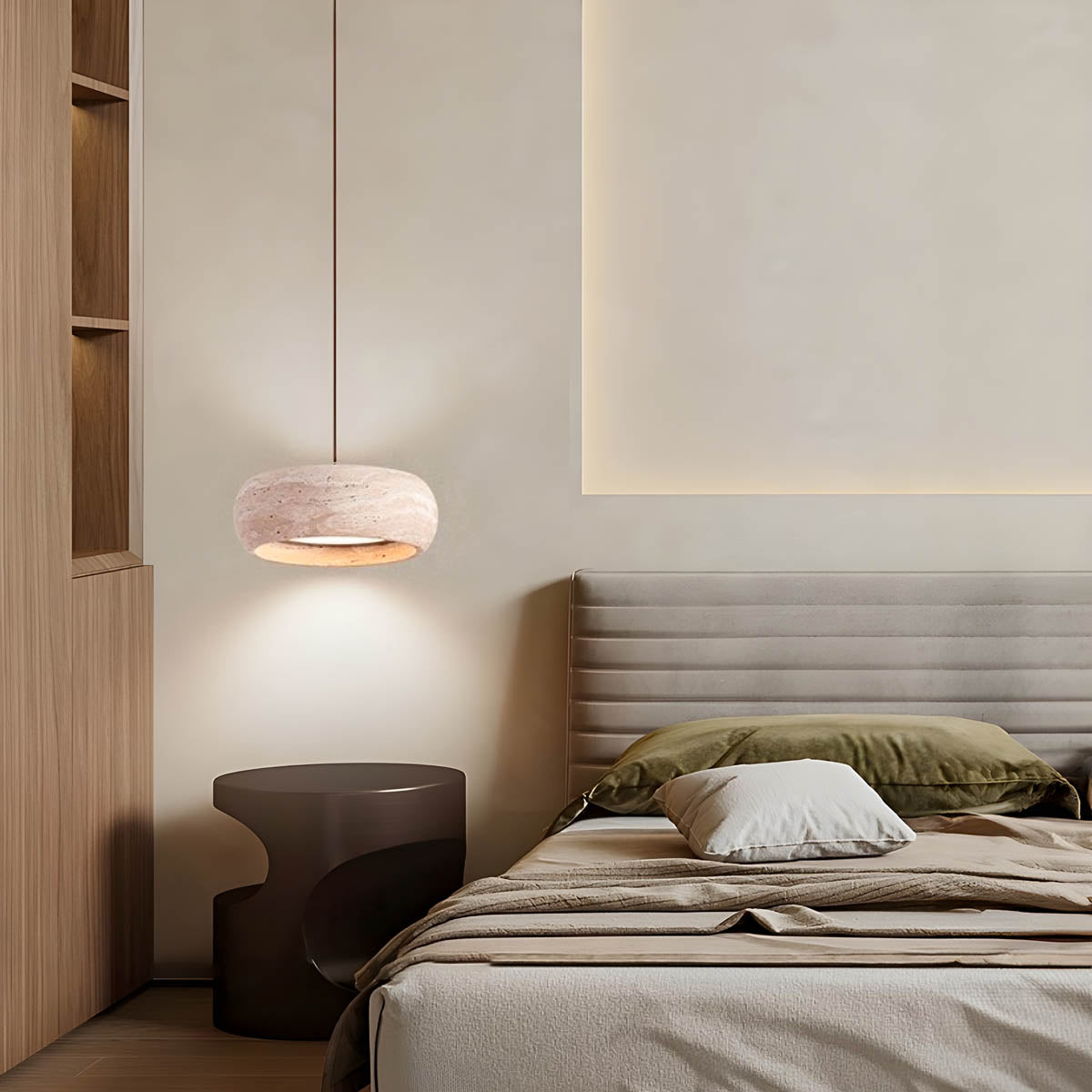 
Pendente de Travertino Sherwood Drop — foto 8