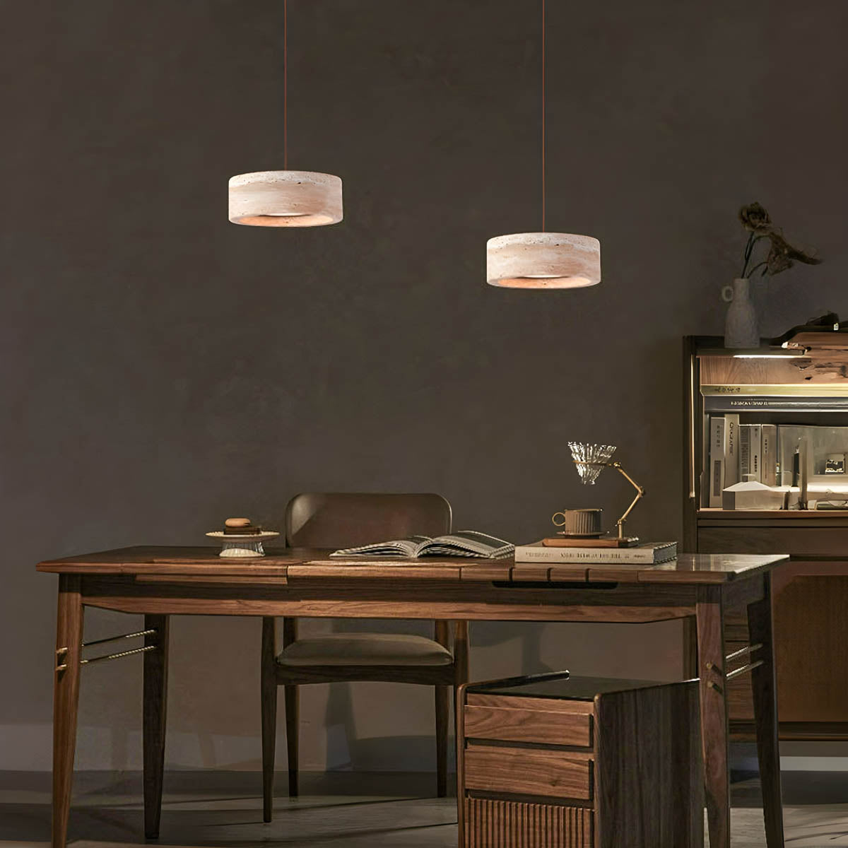 
Pendente de Travertino Sherwood Drop — foto 5
