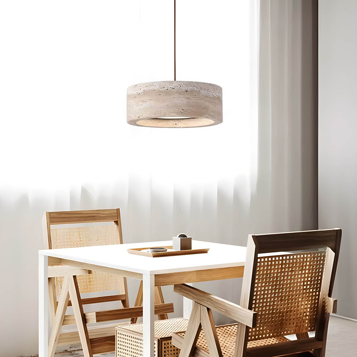 
Pendente de Travertino Sherwood Drop — foto 3