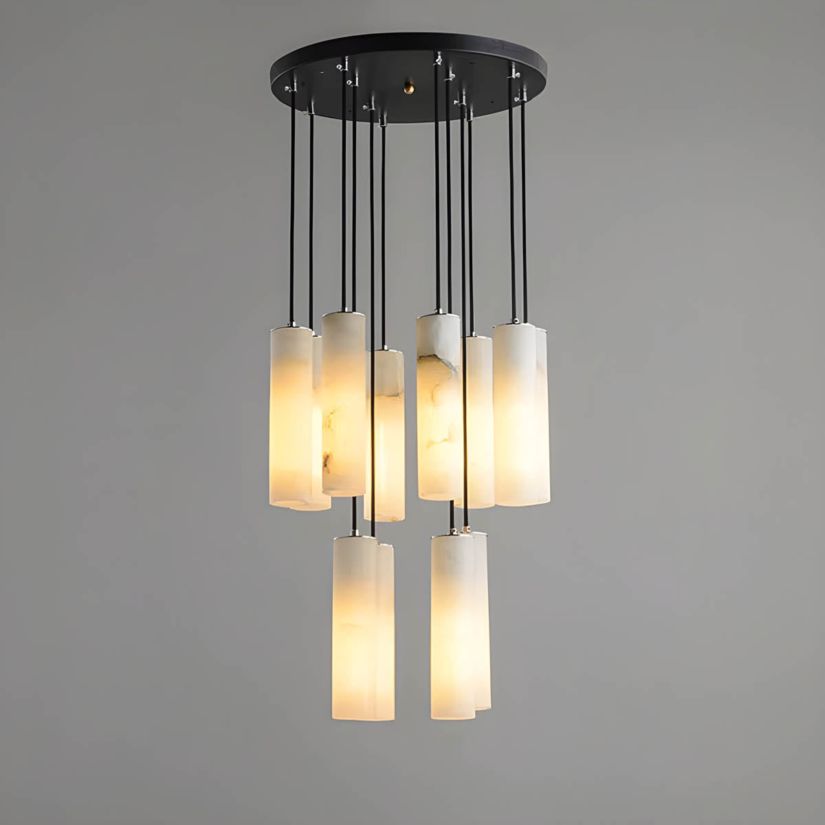 Willoughby Drop Marble Chandelier — gallery image 9