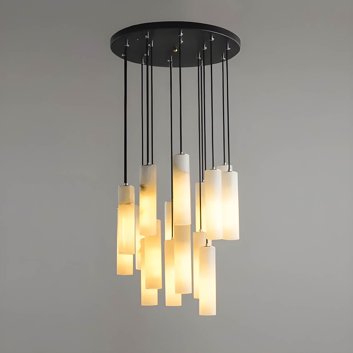Willoughby Drop Marble Chandelier — gallery image 7
