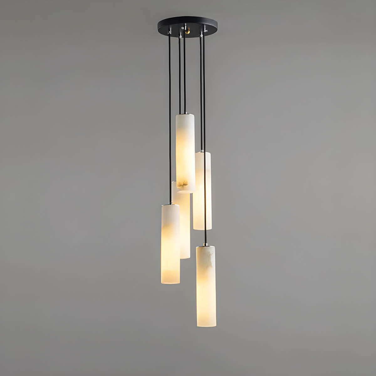 Willoughby Drop Marble Chandelier — gallery image 5
