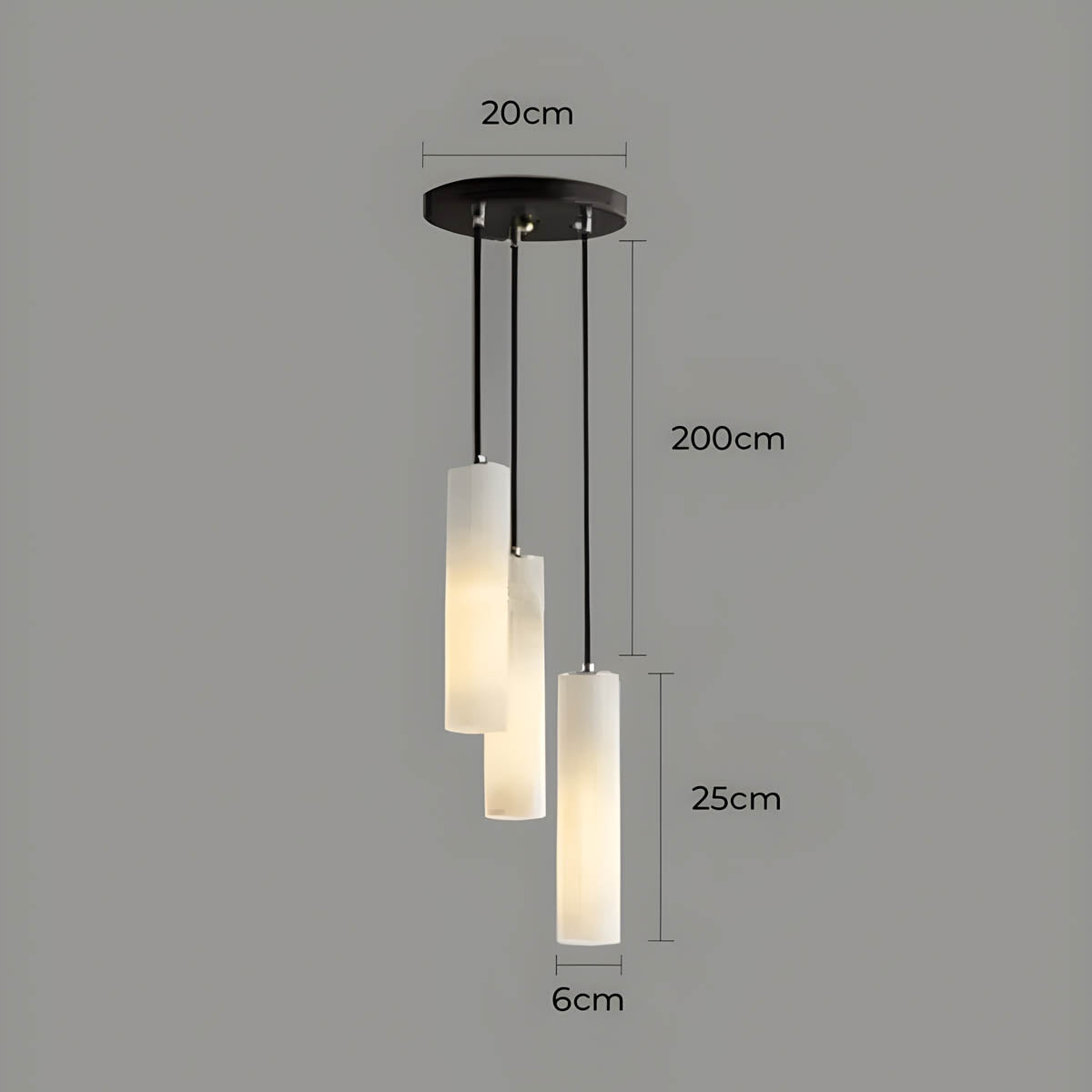 Willoughby Drop Marble Chandelier — gallery image 13