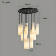 Willoughby Drop Marble Chandelier — gallery image 19