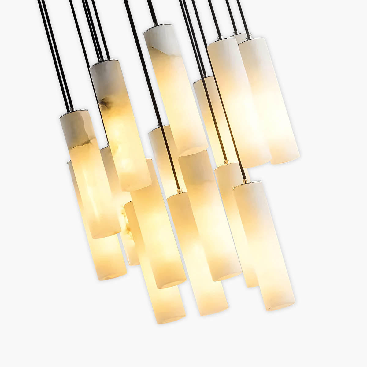 Willoughby Drop Marble Chandelier — gallery image 1