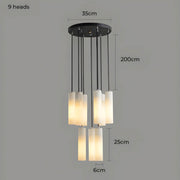 Willoughby Drop Marble Chandelier — gallery image 16