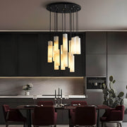 Willoughby Drop Marble Chandelier — gallery image 3