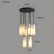Willoughby Drop Marble Chandelier — gallery image 17