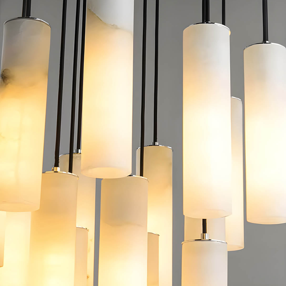 Willoughby Drop Marble Chandelier — gallery image 11