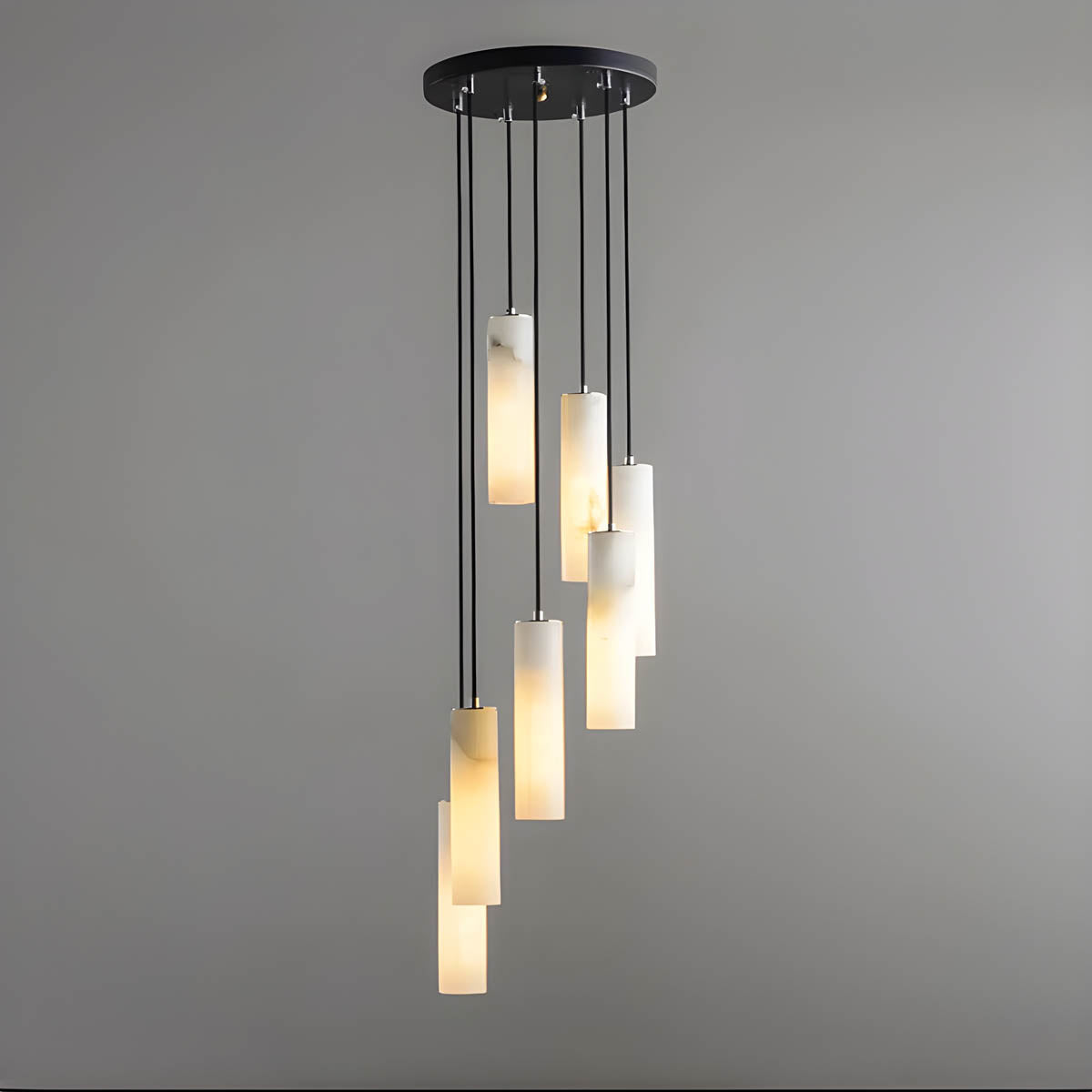 Willoughby Drop Marble Chandelier — gallery image 6