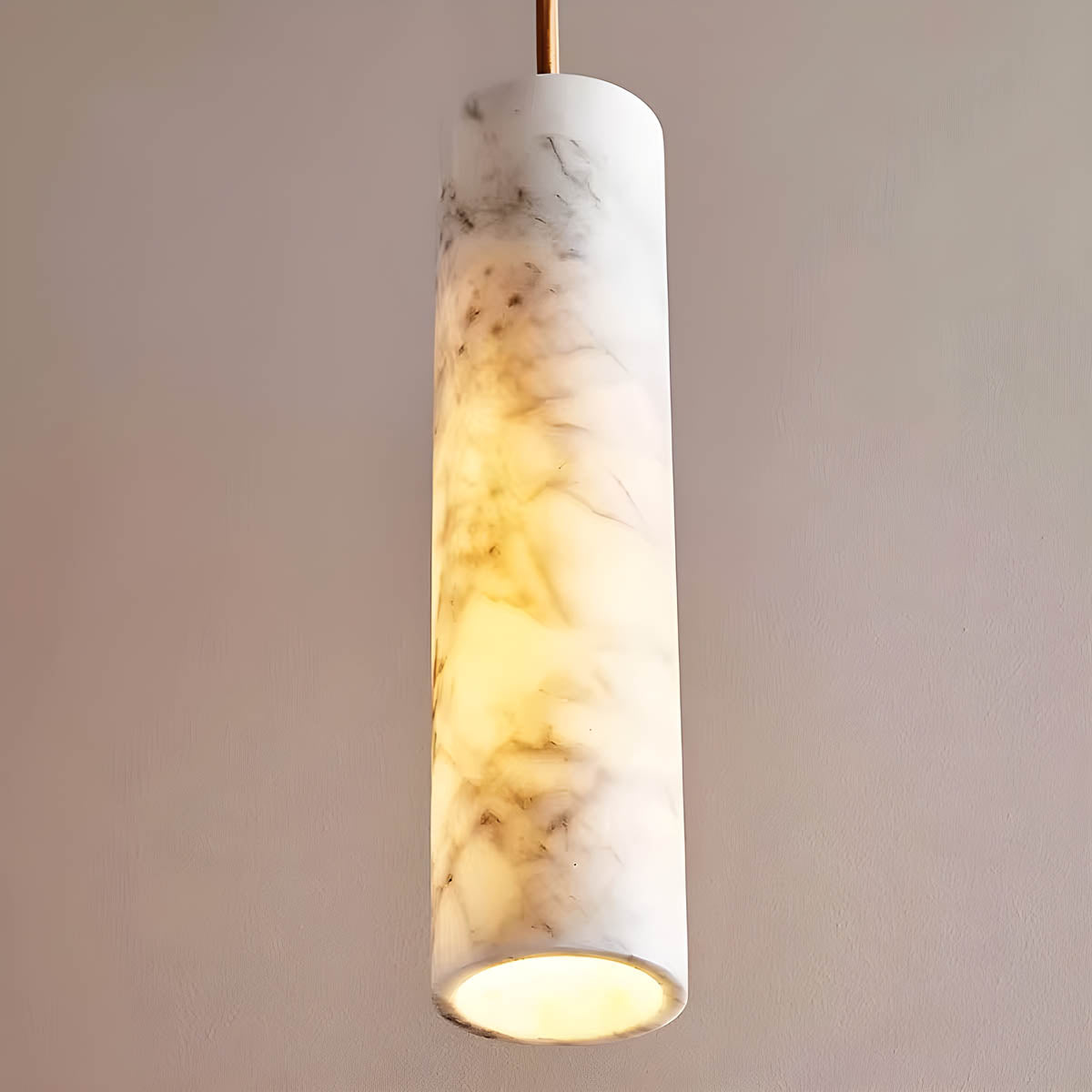 Fairford Drop Marble Pendant Light — gallery image 3