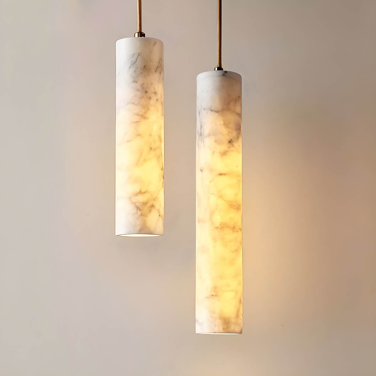 Fairford Drop Marble Pendant Light — gallery image 2