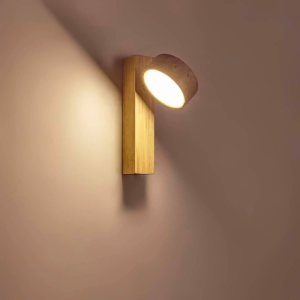 Eversley Drop Travertine Wall Sconce — gallery image 9