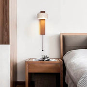 Eversley Drop Travertine Wall Sconce — gallery image 3
