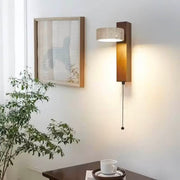 Eversley Drop Travertine Wall Sconce — gallery image 2