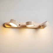 Greystone Drop Travertine Wall Sconce — gallery image 7