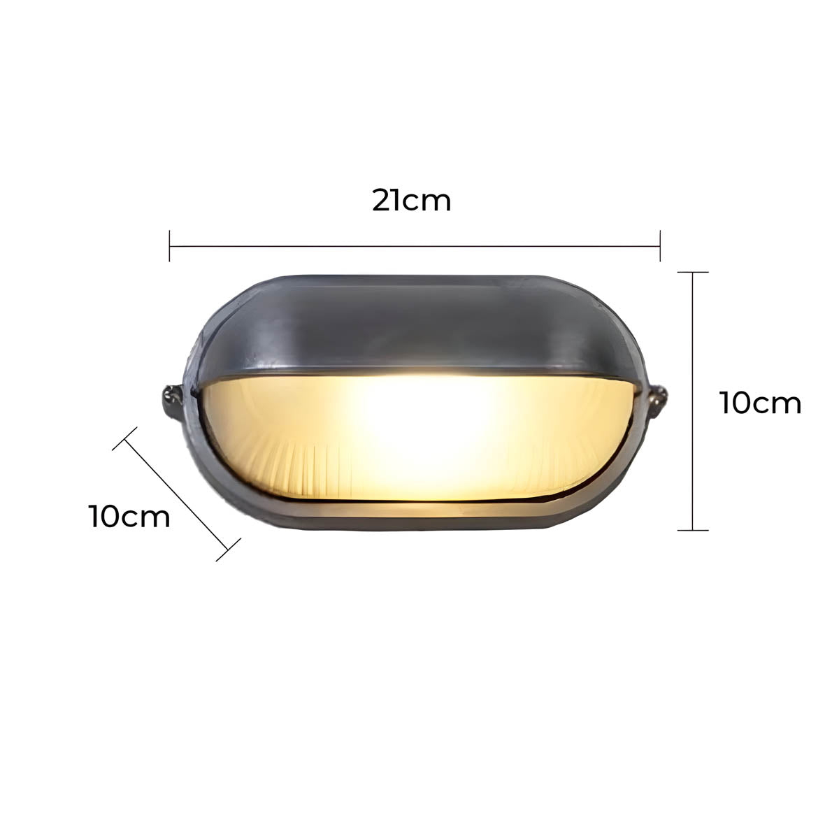 Elmsford Drop Glass Outdoor Wall Light — gallery image 13
