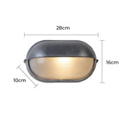 Elmsford Drop Glass Outdoor Wall Light — gallery image 14