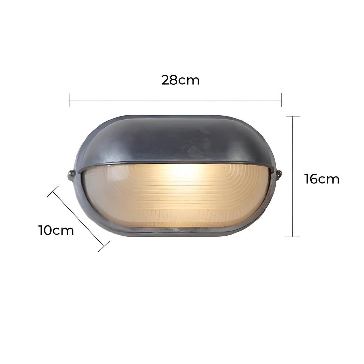 Elmsford Drop Glass Outdoor Wall Light — gallery image 14