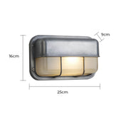 Foxglove Drop Glass Ribbed Outdoor Wall Light — gallery image 22
