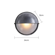 Foxglove Drop Glass Ribbed Outdoor Wall Light — gallery image 17