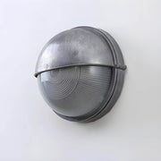 Foxglove Drop Glass Ribbed Outdoor Wall Light — gallery image 13