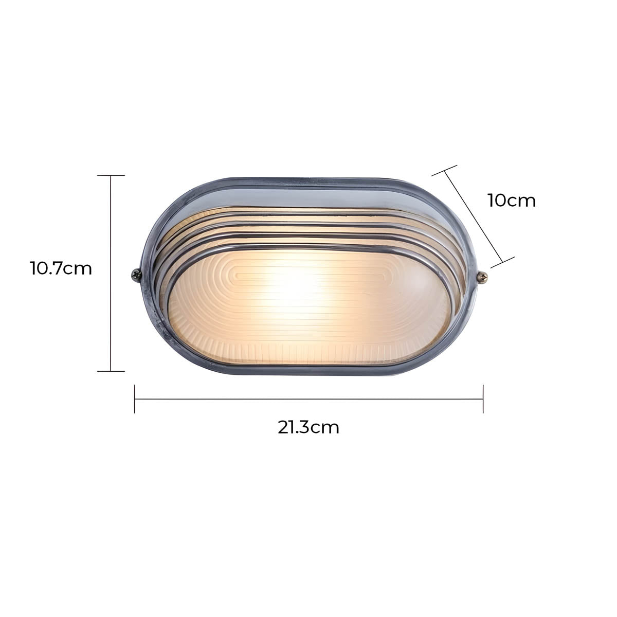 Foxglove Drop Glass Ribbed Outdoor Wall Light — gallery image 27