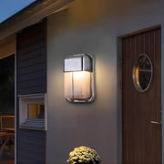 Foxglove Drop Glass Ribbed Outdoor Wall Light — gallery image 8