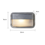 Foxglove Drop Glass Ribbed Outdoor Wall Light — gallery image 20